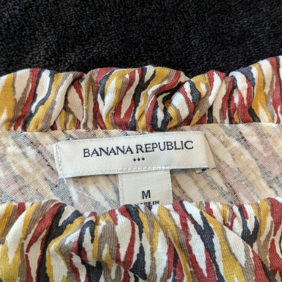 Ruffled Multicolor One-Shoulder Casual Top - Picture 5 of 5